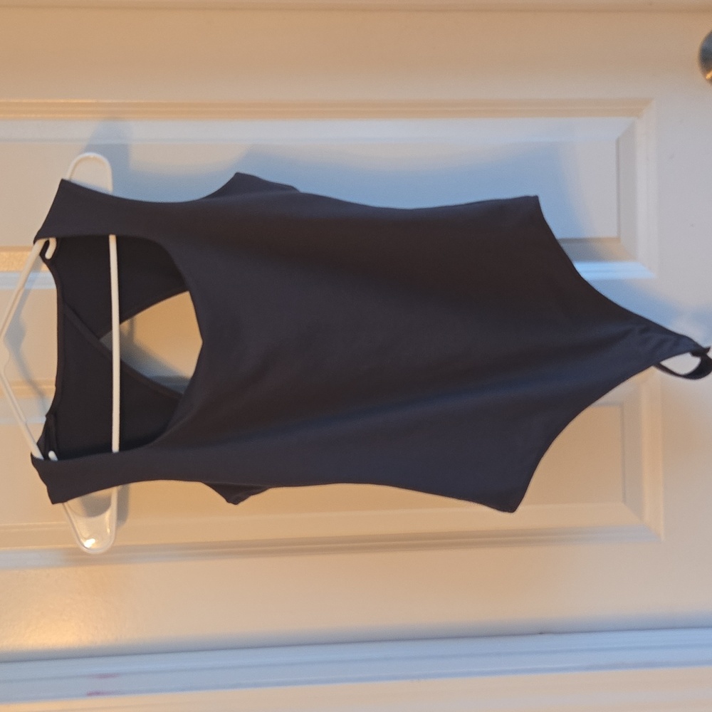 Hollister Charcoal  Bodysuit